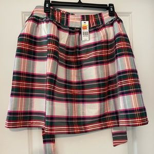 Crown and Ivy Holiday Plaid Skirt size 16
